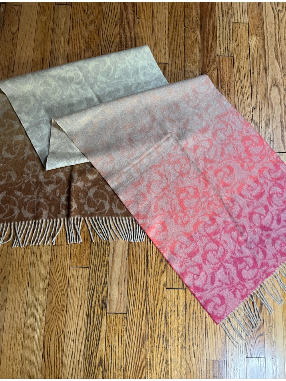Drakes Lambswool/Angora Scarf Made in Scotland